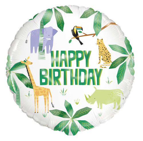 Safari Animals Foil Balloon