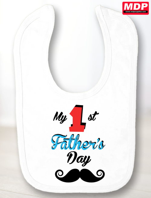 My First Father's Day Baby Bib