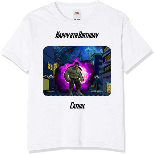 Personalised Super Hero Kids T-Shirt