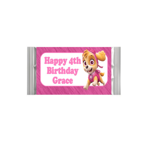 Personalised Sky Paw Patrol Chocolate Bar (7 Pack)