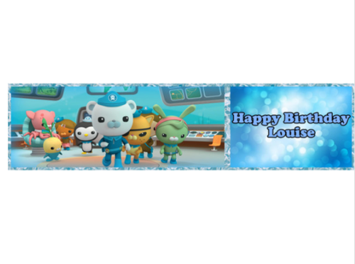 Personalised Octonauts Banner | Octonauts Party Supplies | Personalised Kids Birthday Banners
