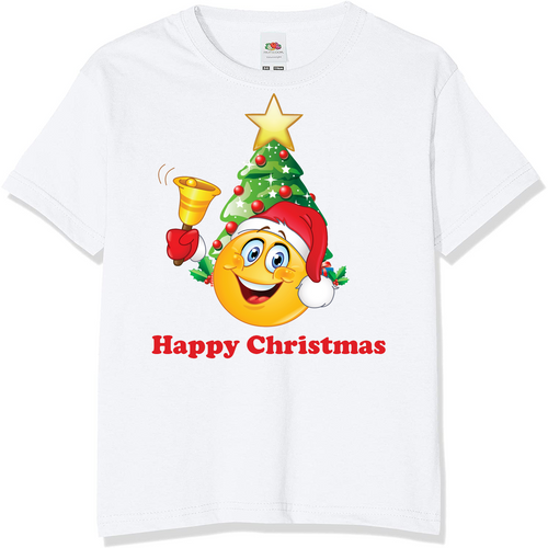Emoji Christmas Kids T-Shirt