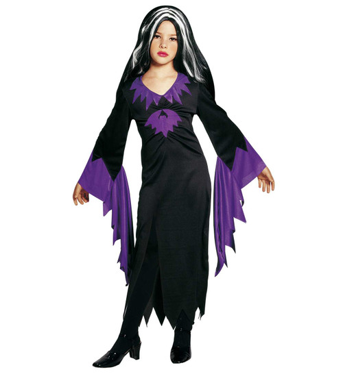 Kids Purple Mortisia Costume