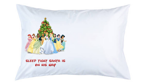 Personalised Disney Princesses Pillow Case
