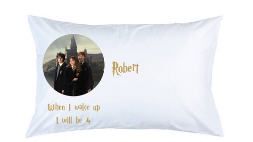 Personalised Harry Potter Pillow Case