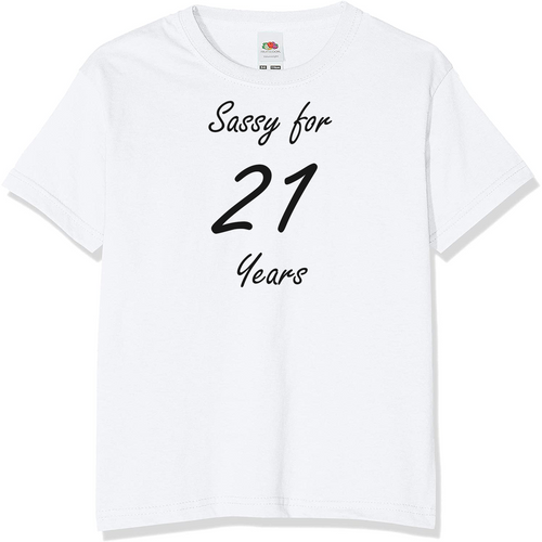 21st Birthday Sassy T-Shirt | Novelty Birthday T-Shirts
