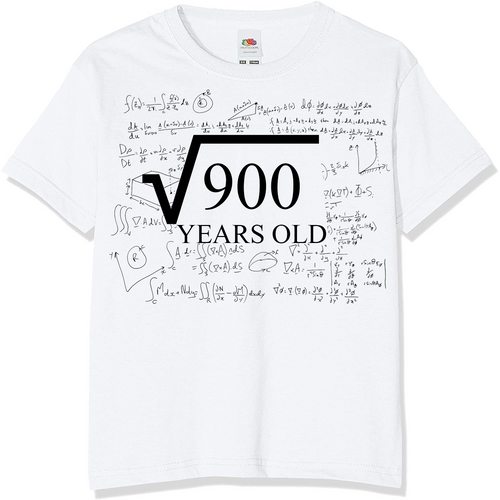 30th Birthday Maths T-Shirt | Novelty Birthday T-Shirts