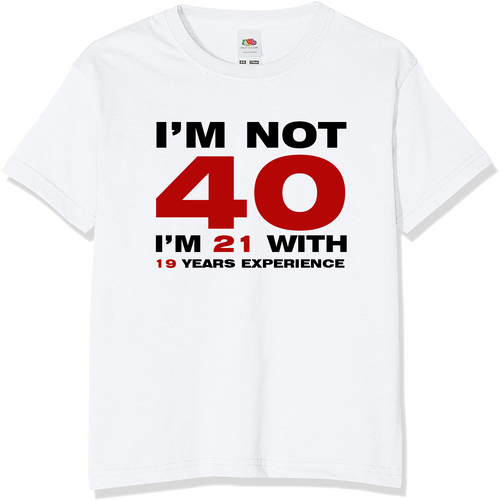 40 plus 19 years experience Birthday T-Shirt | Novelty Birthday T-Shirts