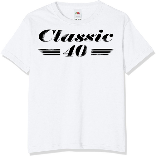 Classic 40 Birthday T-Shirt | Novelty Birthday T-Shirts