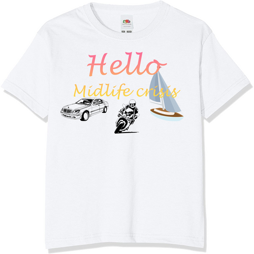 Midlife Crisis Birthday T-Shirt | Novelty Birthday T-Shirts