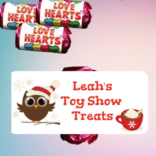 Personalised Toy Show Loveheart Sweets (9 Pack)
