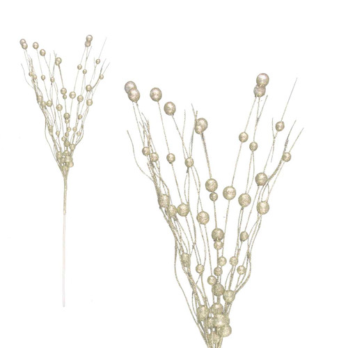 Champagne Gold Ball Spray Decoration