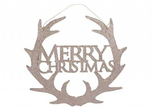 Rose Gold Merry Christmas Sign