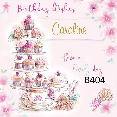 Personalised Cupcake Birthday Card