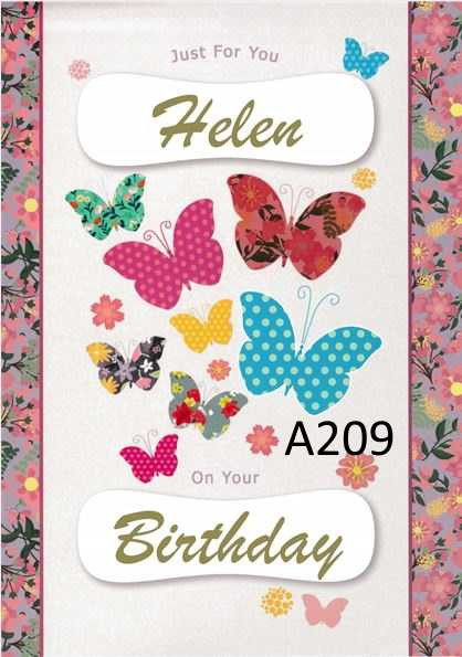Personalised Elegant Butterflies Card