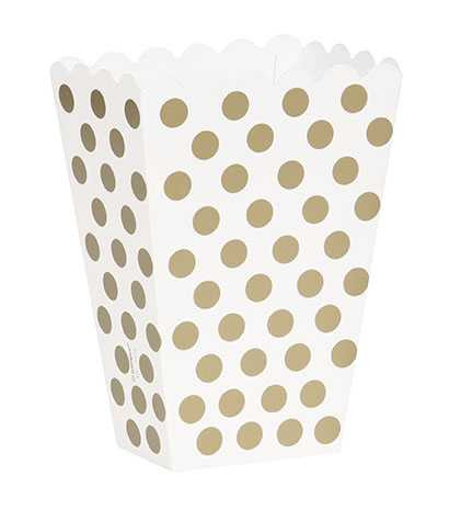 Gold Dots Treat Boxes