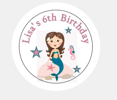 Personalised Mermaid Chocolate Coins (15 Pack)