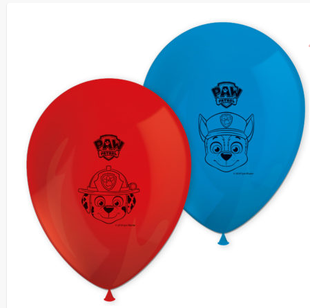 Paw Patrol 11" Latex Balloons