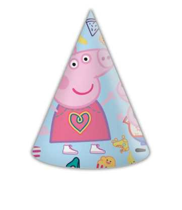 Peppa Pig Party Hats (6 Pack) | Peppa Pig Party Supplies | Party Supplies
