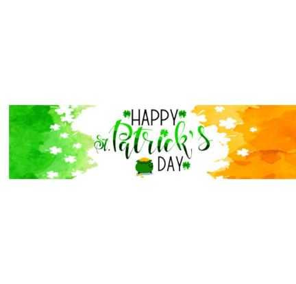 Personalised Happy St. Patrick's Day Banner