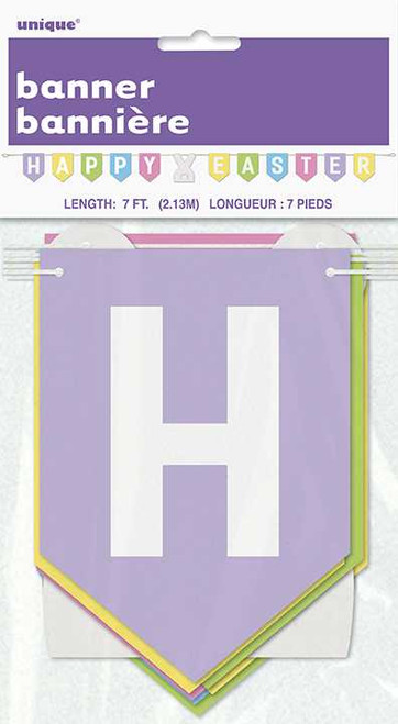 Happy Easter Pennant Banner