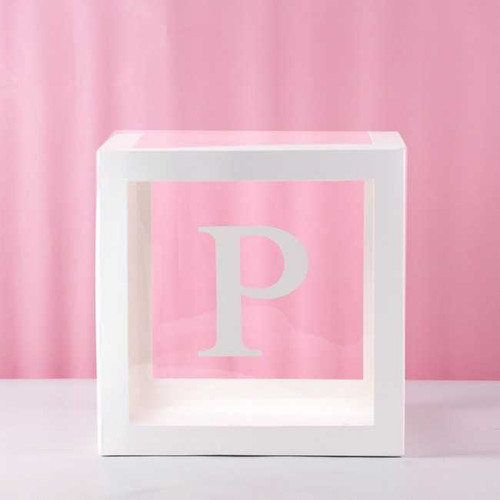 P Transparent Balloon Box 30x30x30cm