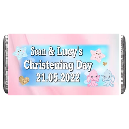 Personalised Twins Chocolate Bars (7 Pack)
