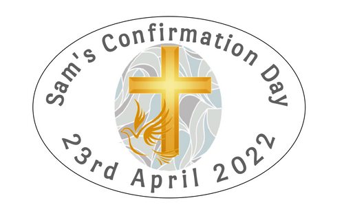 Personalised Neutral Confirmation Bag Labels (8 Pack)