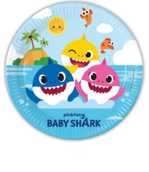 Baby Shark Paper Plates (8 Pack)