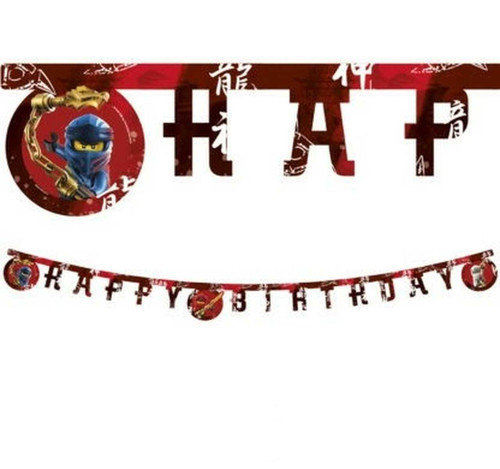 Lego Ninjago Paper Letter Banner | Lego Party Supplies | Party Supplies