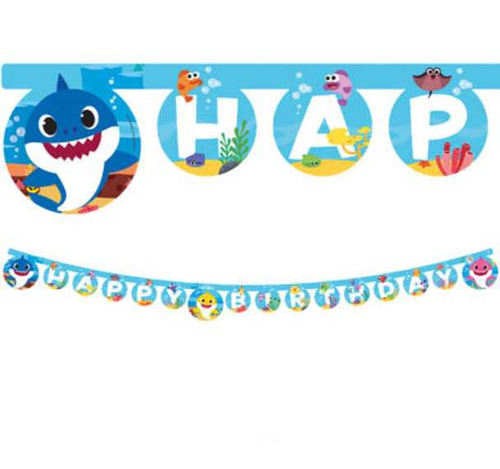 Baby Shark Letter Banner