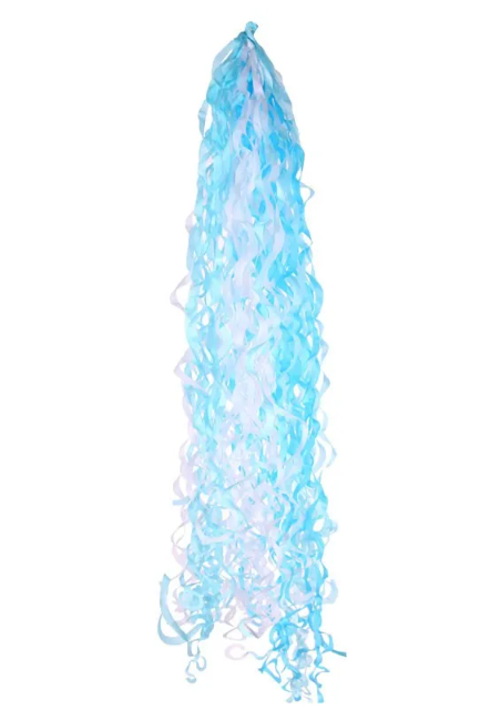 Baby Blue & White Balloon Tail