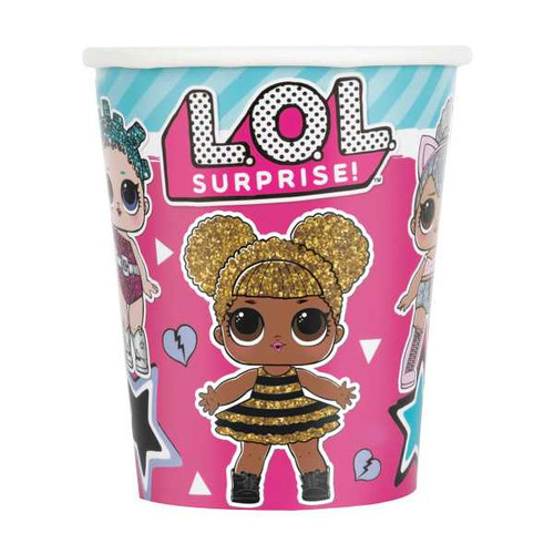 LOL Surprise Birthday Party Cups (8 Pack)