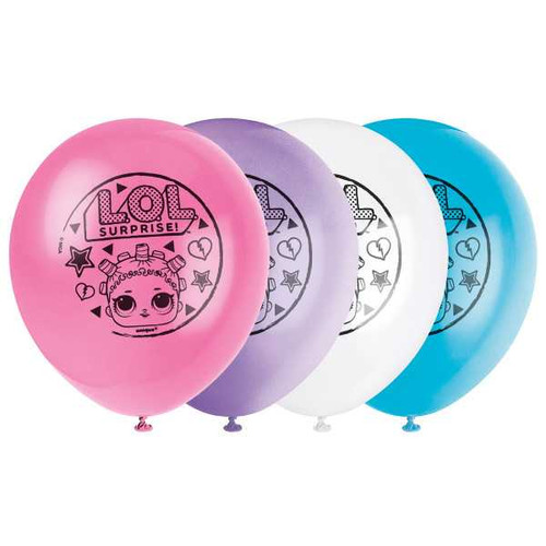LOL Surprise Latex Balloons (8 Pack)