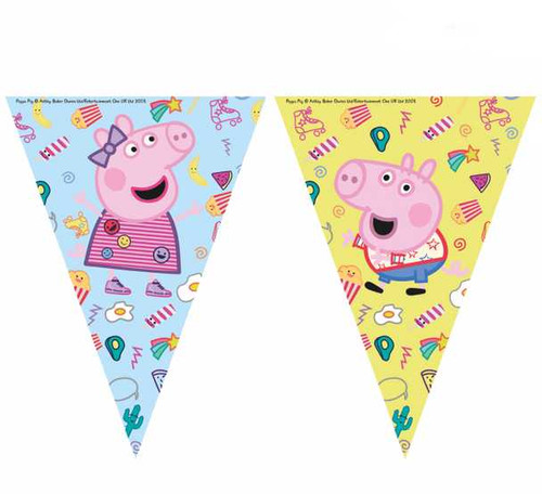 Peppa Pig Party Bunting | Peppa Pig Party Supplies | Party Supplies