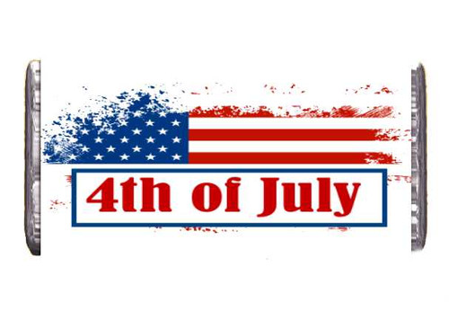 Personalised 4th of July Chocolate Bars (7 Pack)