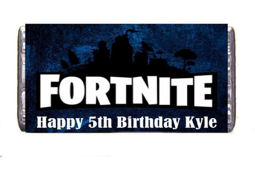 Personalised Fortnite Chocolate Bar (7 Pack)