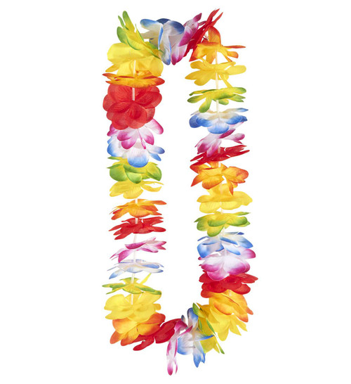 Deluxe Multi Coloured Hawaiian Lei