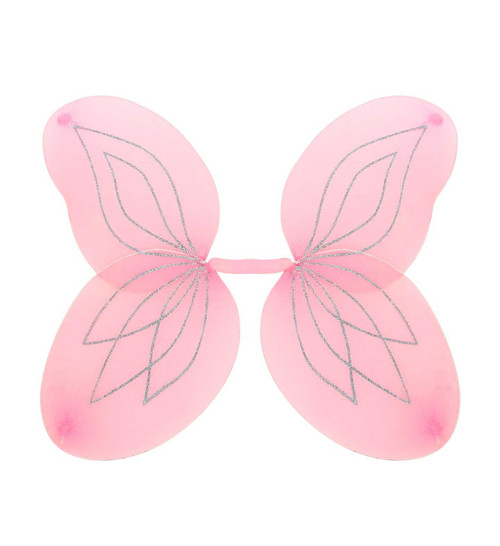 Pink Glitter Fairy Wings