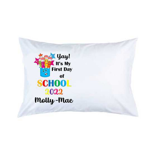 Personalised Back To School Pillow Case