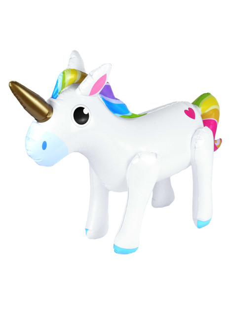 Inflatable White Unicorn