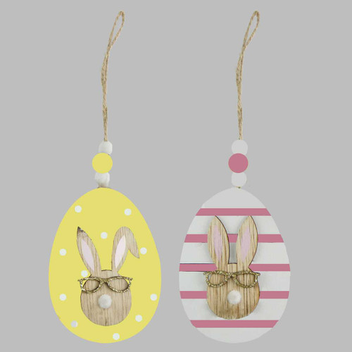 Bunny Egg Wooden Hanger