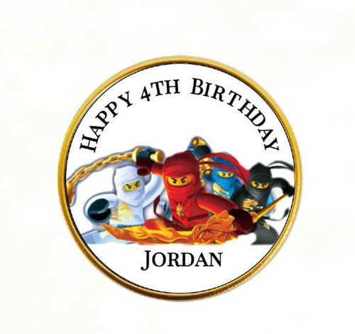 Personalised Lego Ninjago Chocolate Coins (15 Pack)