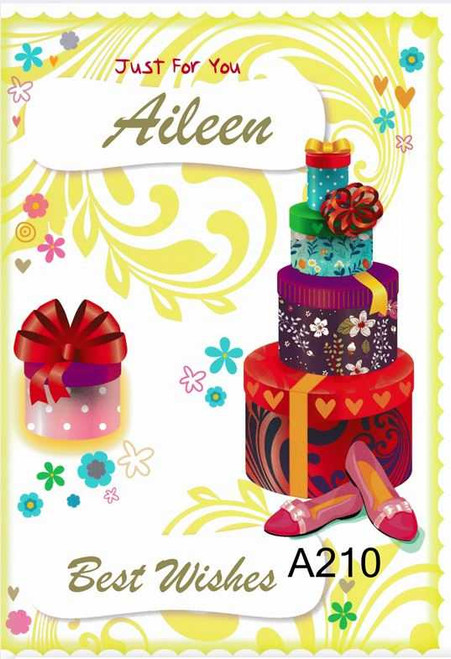 Personalised Gift Boxes Birthday Card