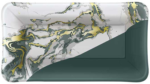 Christmas Marble Party Plates