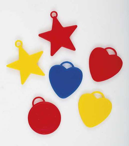 Plastic Balloon Weights | Assorted Colour Plastic Balloon Weights - Pack of 144 - Vibrant & Durable for Parties and Events