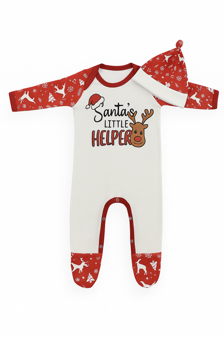 Santa's Little Helper Romper