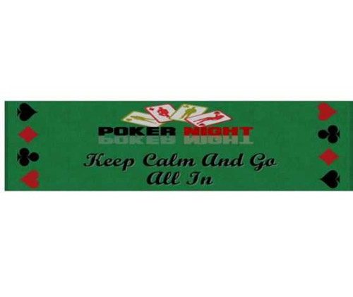 Personalised Poker Night Banner