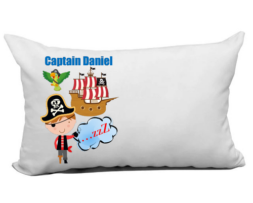 Personalised Pirate Pillow Case