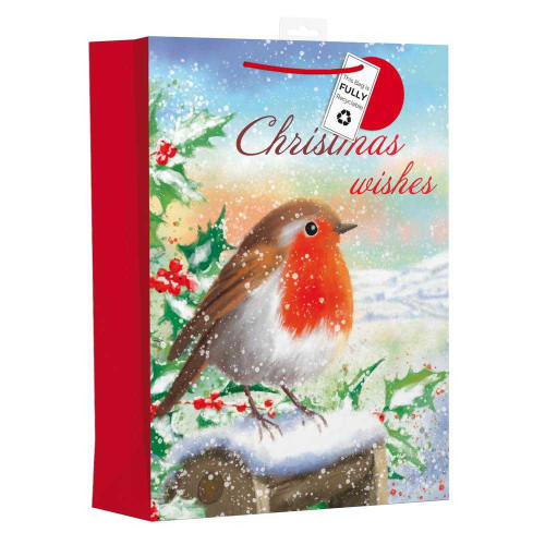 Traditional Robin Extra Large Gift Bag